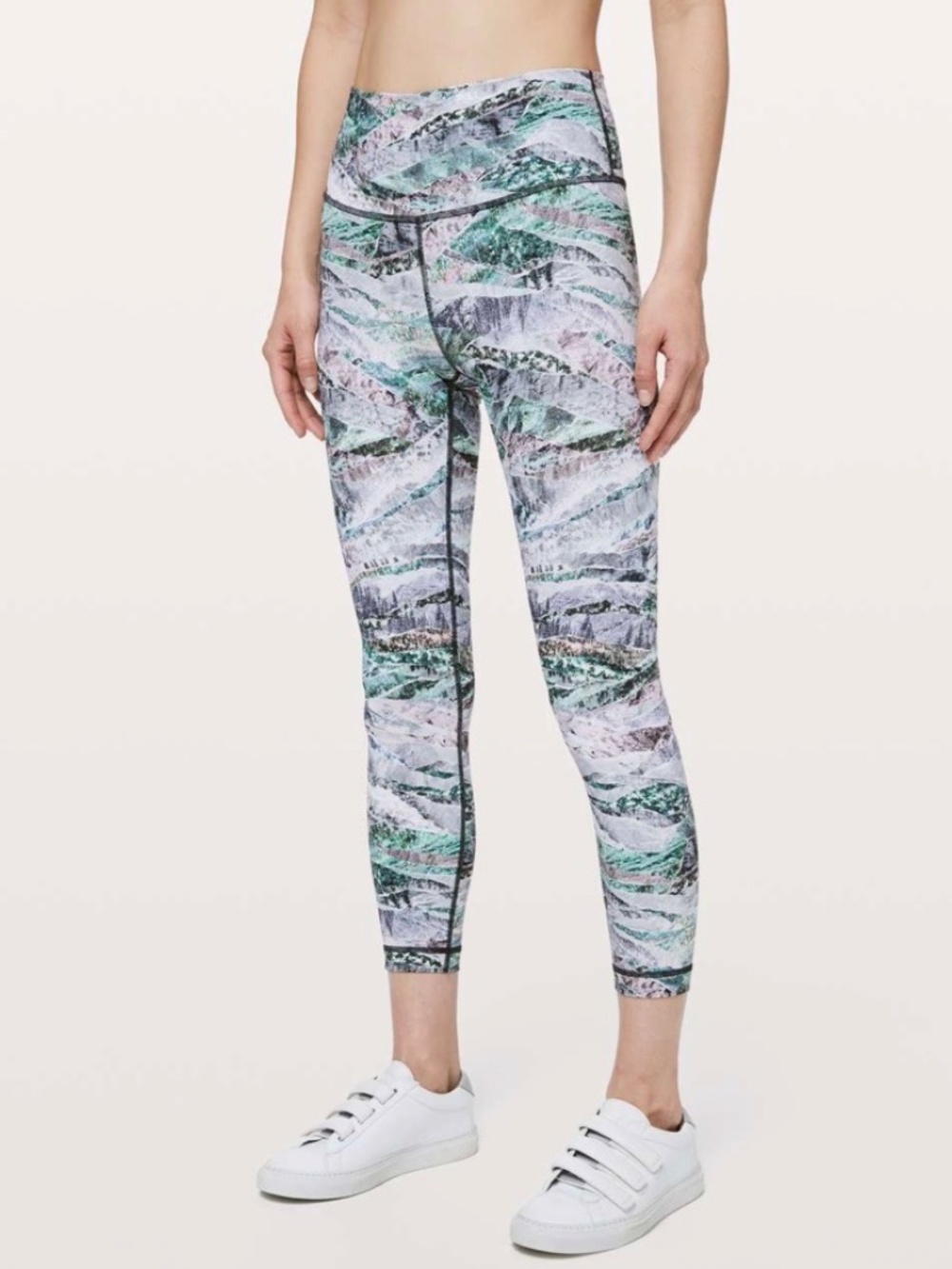 Lululemon Wunder Under High-Rise Tight 25" | Springscape Multi | Size 6